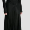 Abito con cut-out in nero