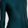 Abito con cut-out in verde acqua scuro Abito con cut-out in verde acqua scuro