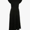 Abito con spalle intrecciate in nero Abito con spalle intrecciate in nero