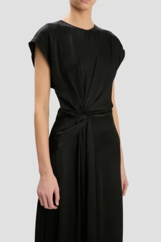 Abito midi Aria in nero