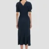 Abito midi Bela in blu navy