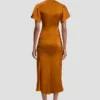 Abito midi Eve in bronzo