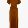 Abito midi Eve in bronzo