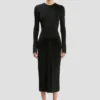 Abito midi Frances in nero