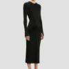 Abito midi Frances in nero