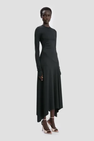Abito midi nero