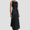 abito midi Posy in blu navy
