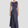 Abito midi Posy in color eclipse