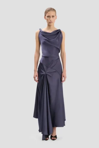 Abito midi Posy in color eclipse Abito midi Posy in color eclipse