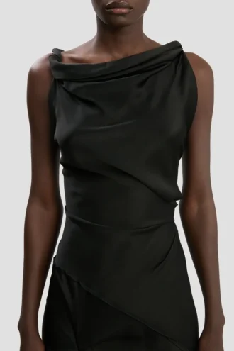 Abito midi Posy in nero