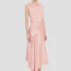 Abito midi Posy in rosa antico Abito midi Posy in rosa antico