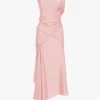 Abito midi Posy in rosa antico Abito midi Posy in rosa antico