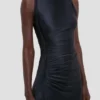 Abito Twist in blu navy