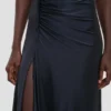Abito Twist in blu navy