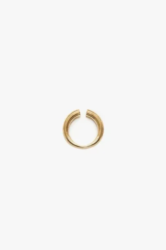 Anello gemello in oro chiaro