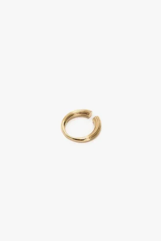 Anello gemello in oro chiaro