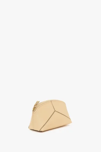 Astuccio da viaggio Victoria mini in pelle martellata color pesca