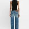 Body a collo alto in nero Body a collo alto in nero