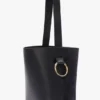 Borsa a secchiello Dia in pelle blu navy Borsa a secchiello Dia in pelle blu navy