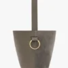 Borsa a secchiello Dia in pelle grigio ghiaia Borsa a secchiello Dia in pelle grigio ghiaia