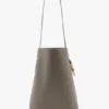 Borsa a secchiello Dia in pelle grigio ghiaia Borsa a secchiello Dia in pelle grigio ghiaia