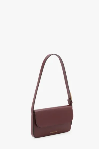 Borsa a tasca Dorian in pelle bordeaux