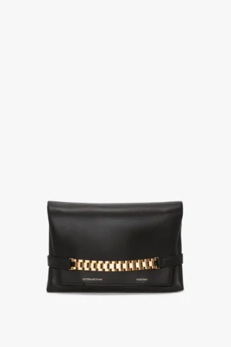 Borsa a tracolla in pelle nera