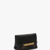Borsa a tracolla mini in pelle nera
