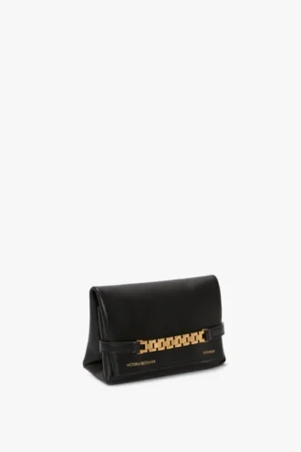 Borsa a tracolla mini in pelle nera
