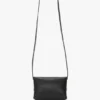 Borsa a tracolla mini in pelle nera