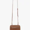 Borsa a tracolla Vanity in pelle marrone chiaro