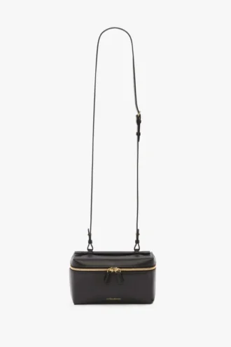 Borsa a tracolla Vanity in pelle nera