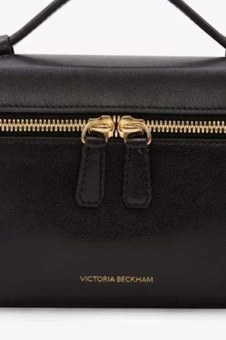 Borsa a tracolla Vanity in pelle nera