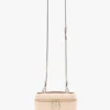 Borsa a tracolla Vanity in pelle rosa pallido