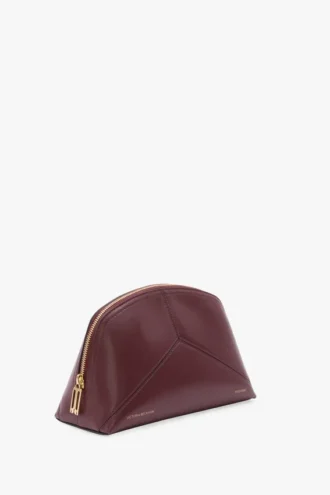 Borsa da viaggio grande The Victoria in pelle bordeaux