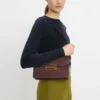 Borsa Dorian in pelle bordeaux