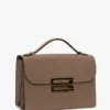Borsa Dorian in pelle grigio tortora Borsa Dorian in pelle grigio tortora
