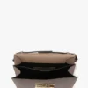 Borsa Dorian in pelle grigio tortora Borsa Dorian in pelle grigio tortora