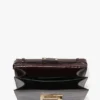 Borsa Dorian in pelle marrone scuro goffrata Borsa Dorian in pelle marrone scuro goffrata