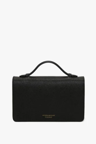 Borsa Dorian in pelle nera