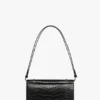 Borsa Dorian in pelle nera goffrata Borsa Dorian in pelle nera goffrata