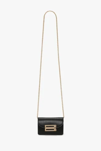 Borsa Dorian micro in pelle nera