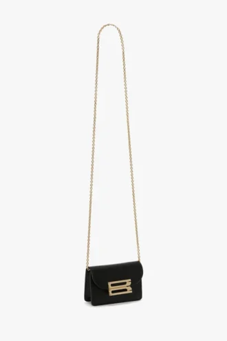 Borsa Dorian micro in pelle nera