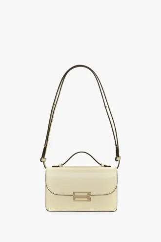 Borsa Dorian piccola in pelle avorio