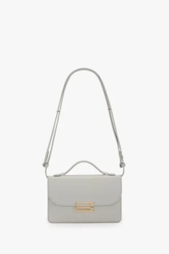 Borsa Dorian piccola in pelle color magnesio
