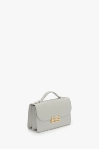 Borsa Dorian piccola in pelle color magnesio