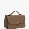 Borsa Dorian piccola in pelle grigio tortora Borsa Dorian piccola in pelle grigio tortora