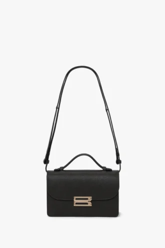 Borsa Dorian piccola in pelle nera
