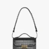 Borsa Dorian piccola in pelle nera goffrata Borsa Dorian piccola in pelle nera goffrata