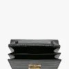 Borsa Dorian piccola in pelle nera goffrata Borsa Dorian piccola in pelle nera goffrata